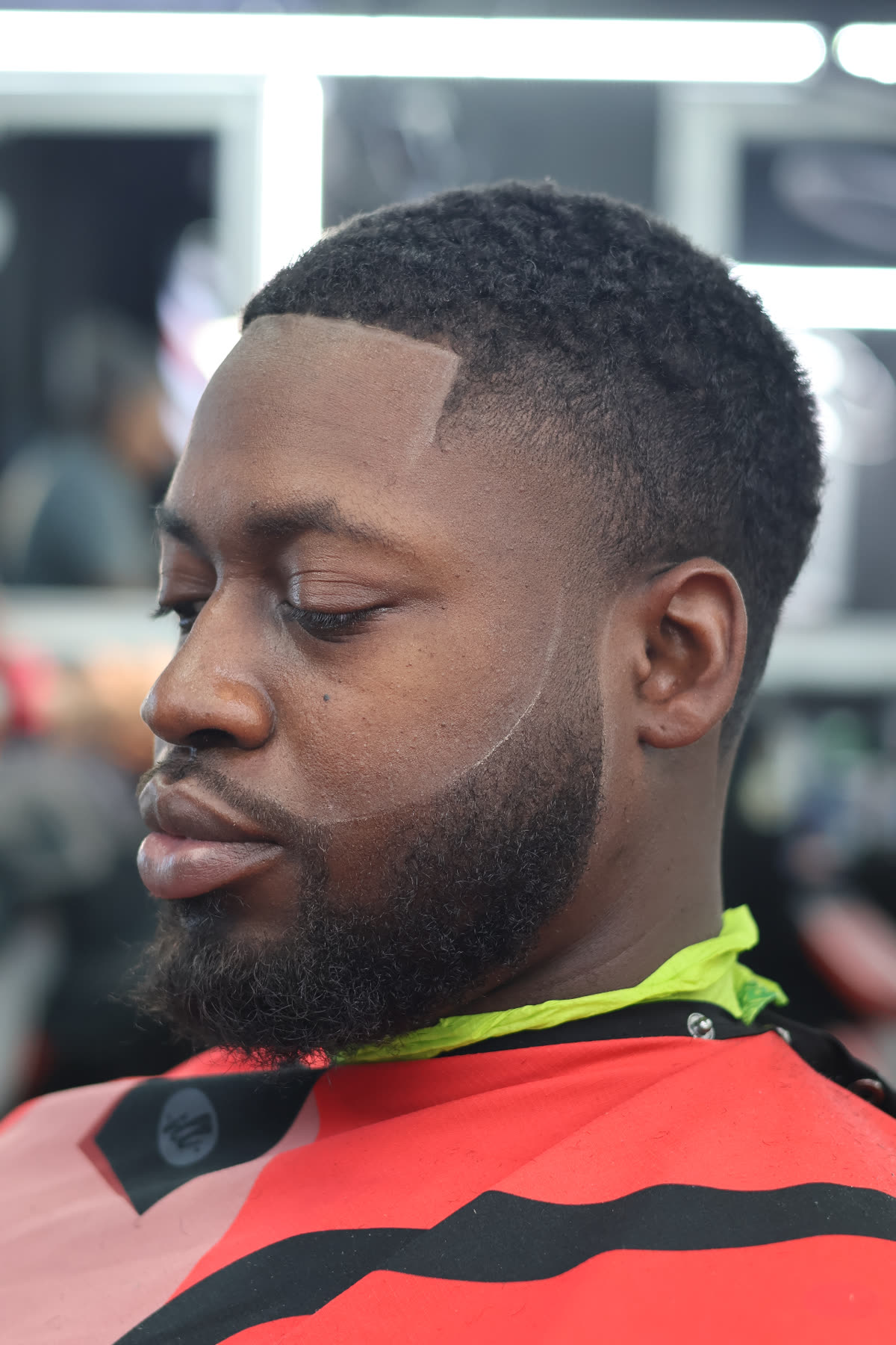 Taper with beard shape