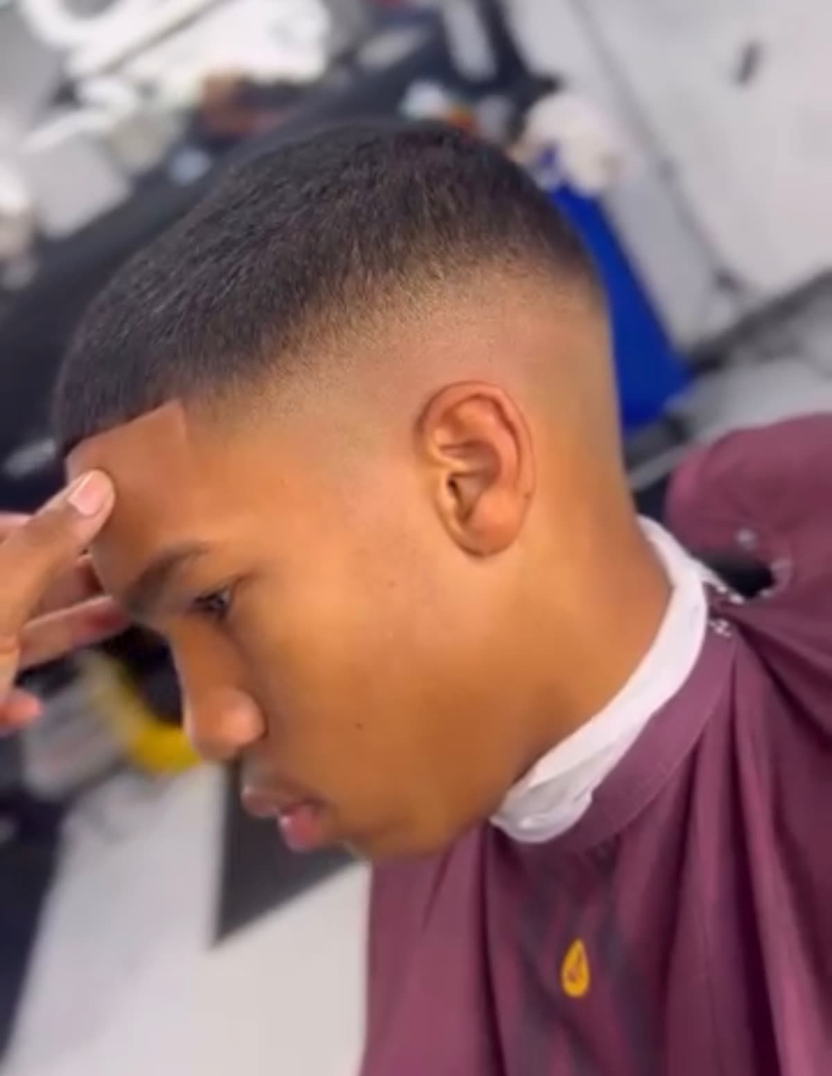 Clean taper fade